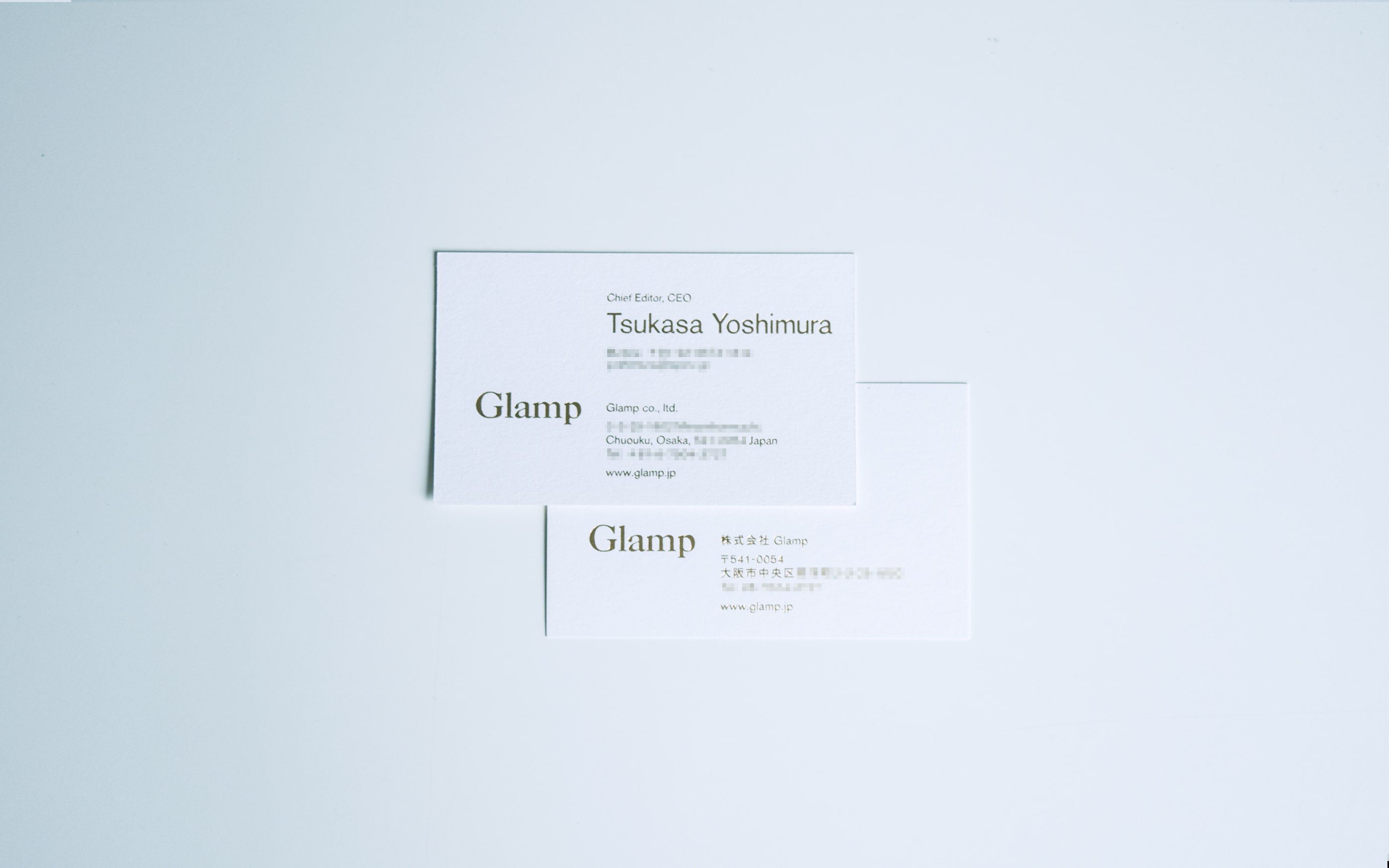 グランプ 名刺, glamp business card