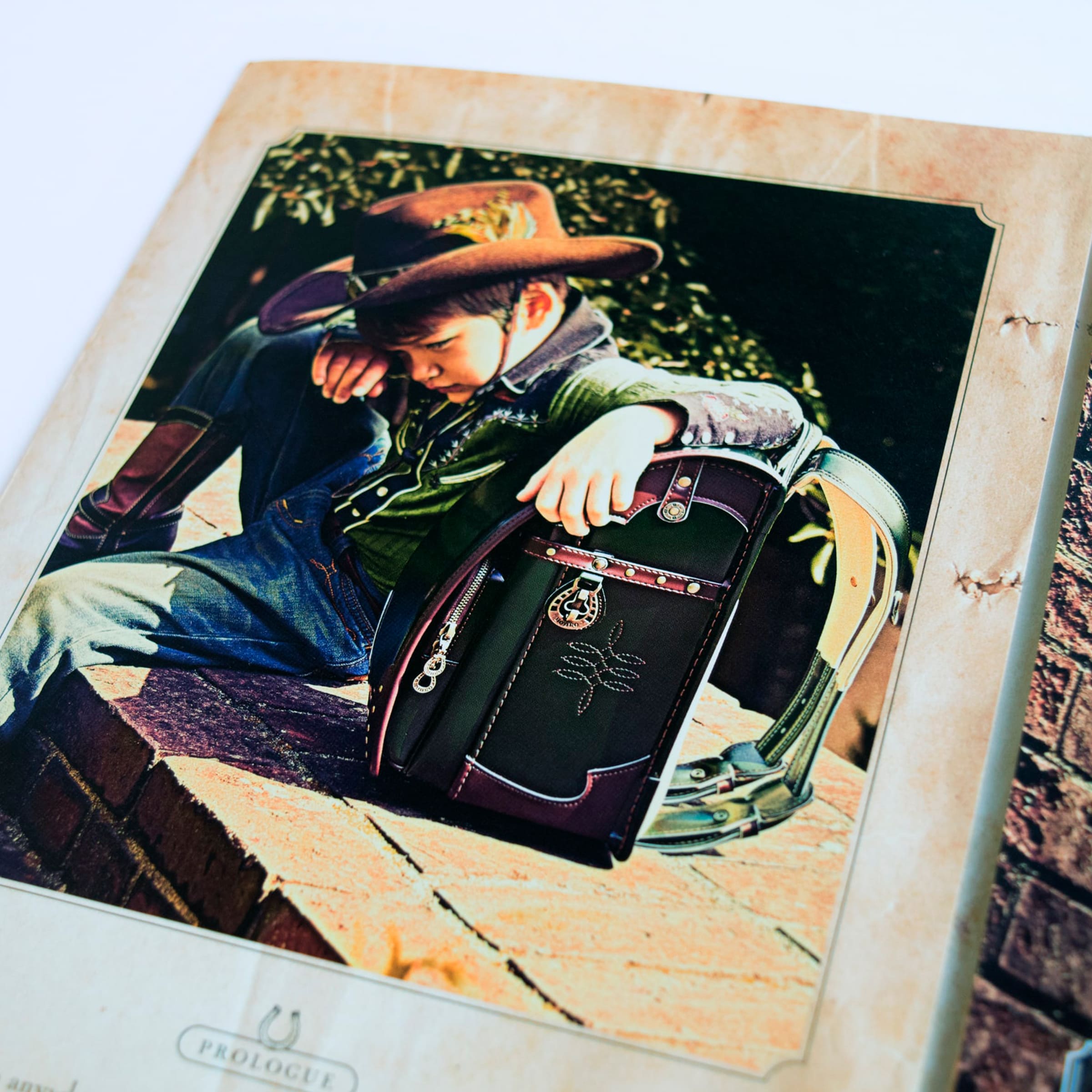 ランドセルのリーフレットデザイン