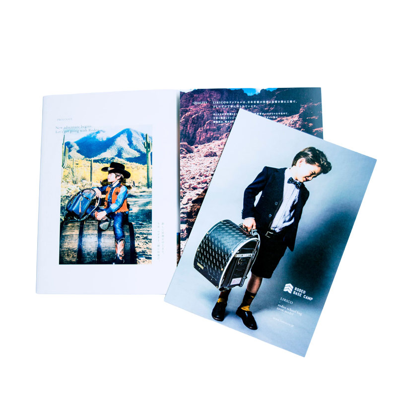 ランドセル会社のグラフィックデザイン