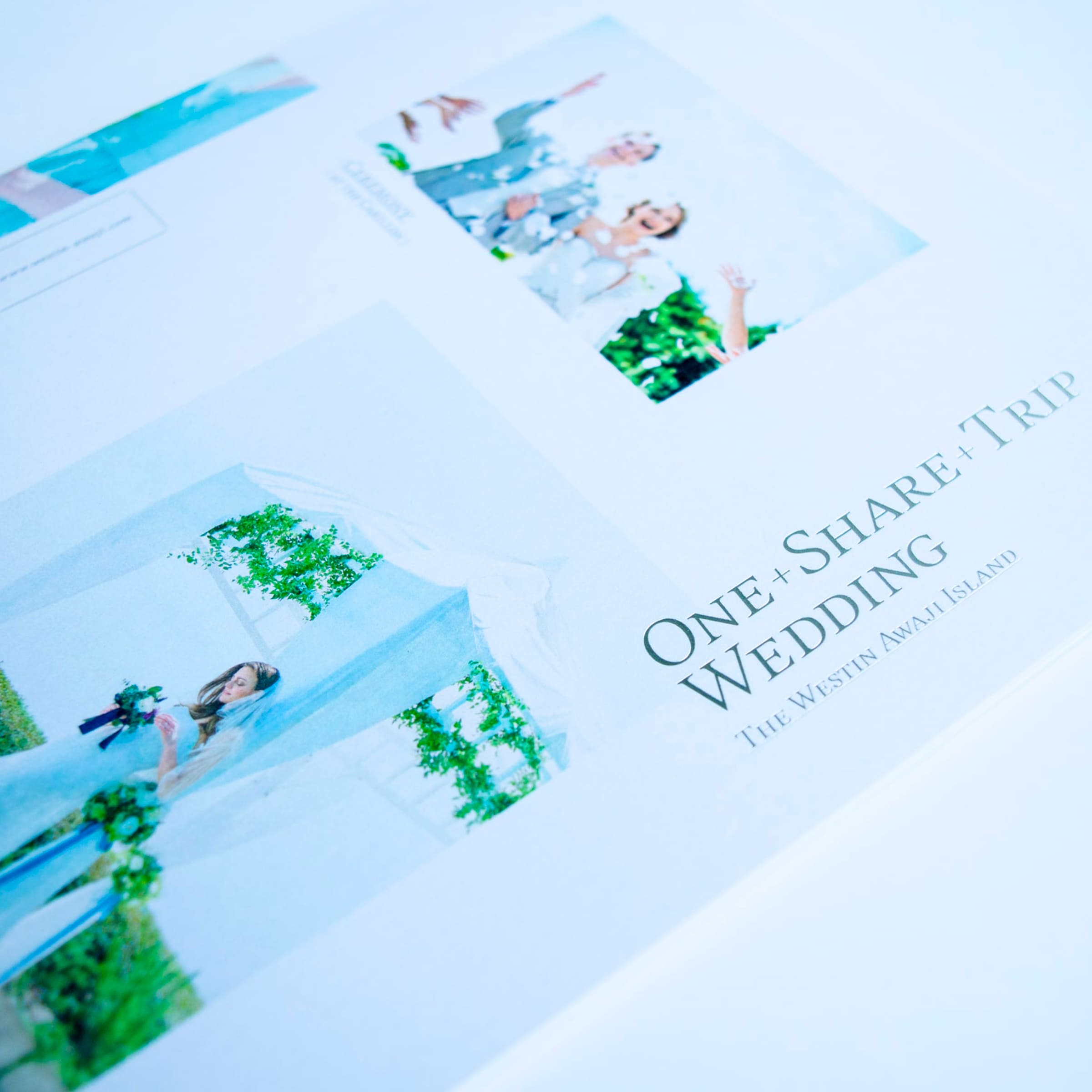 ウエディングパンフレットのデザイン