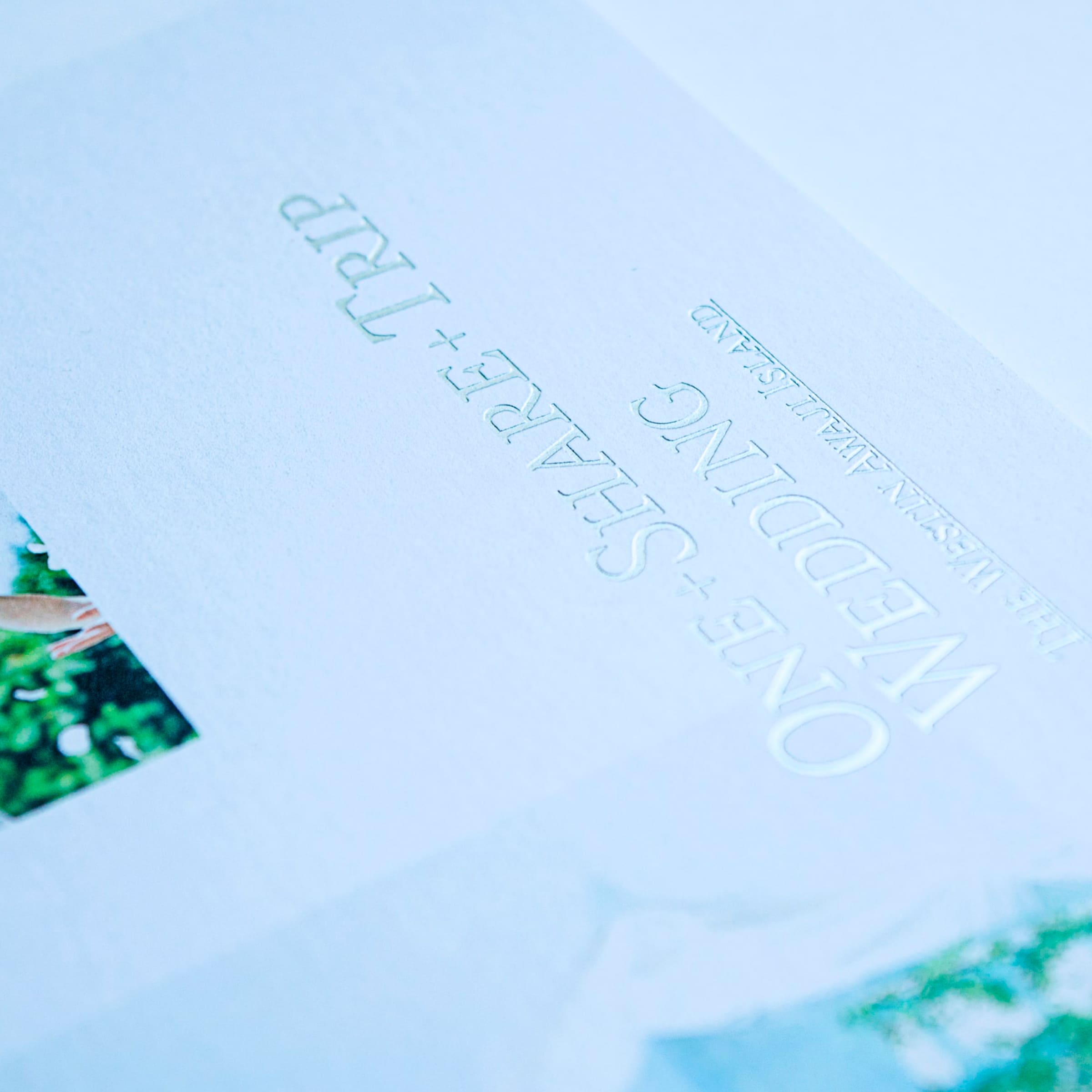 ウエディング冊子のデザイン