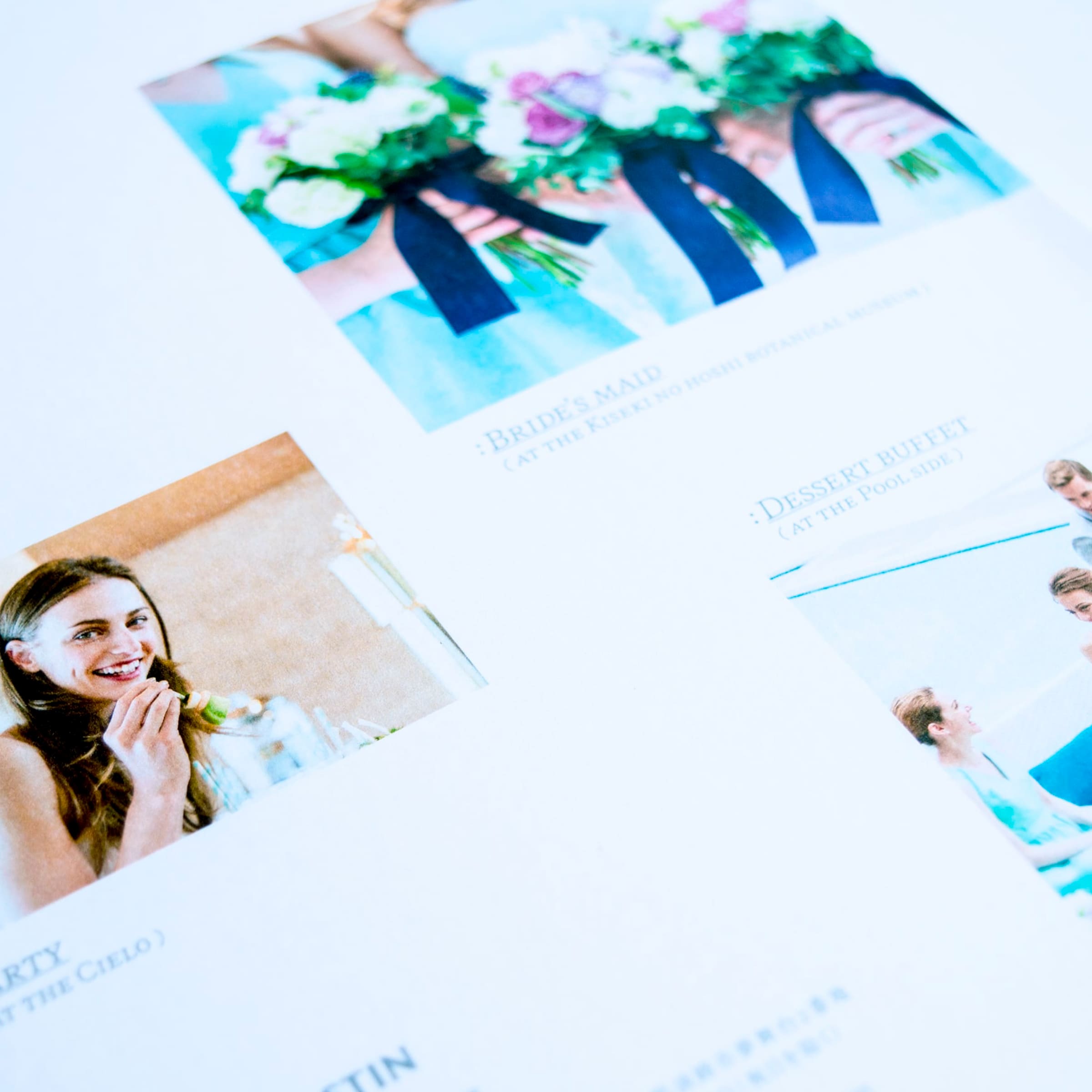 ブライダルカタログのデザイン