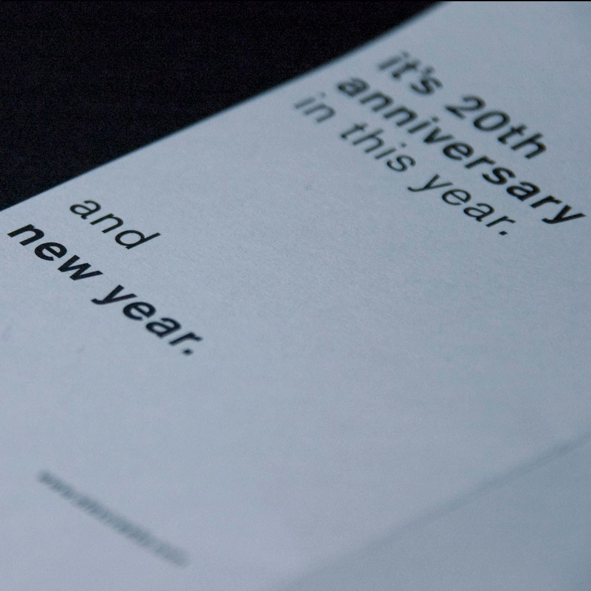 デザイン会社のニューイヤーカード