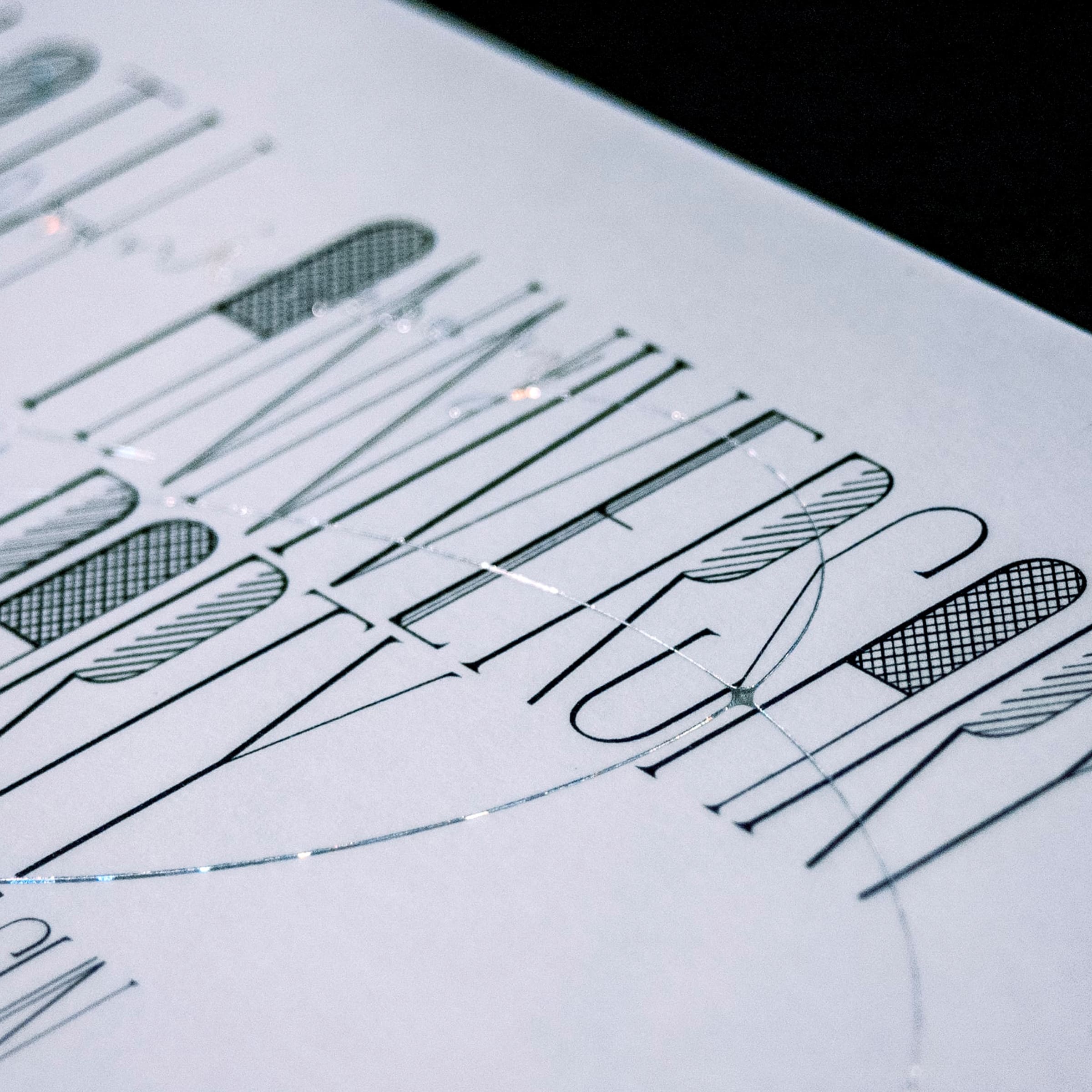 バーのグリーディングデザイン
