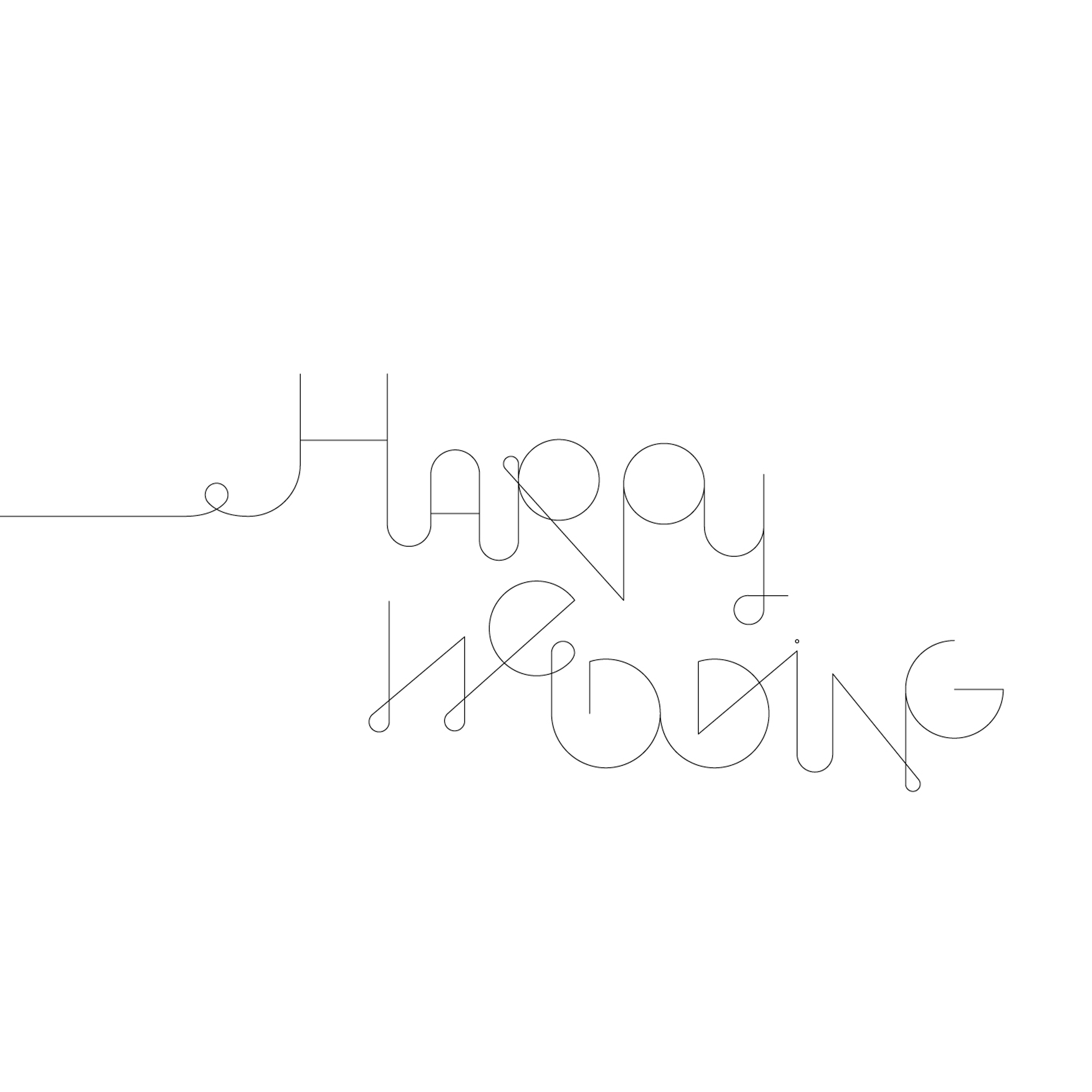 ブライダルのグラフィックデザイン