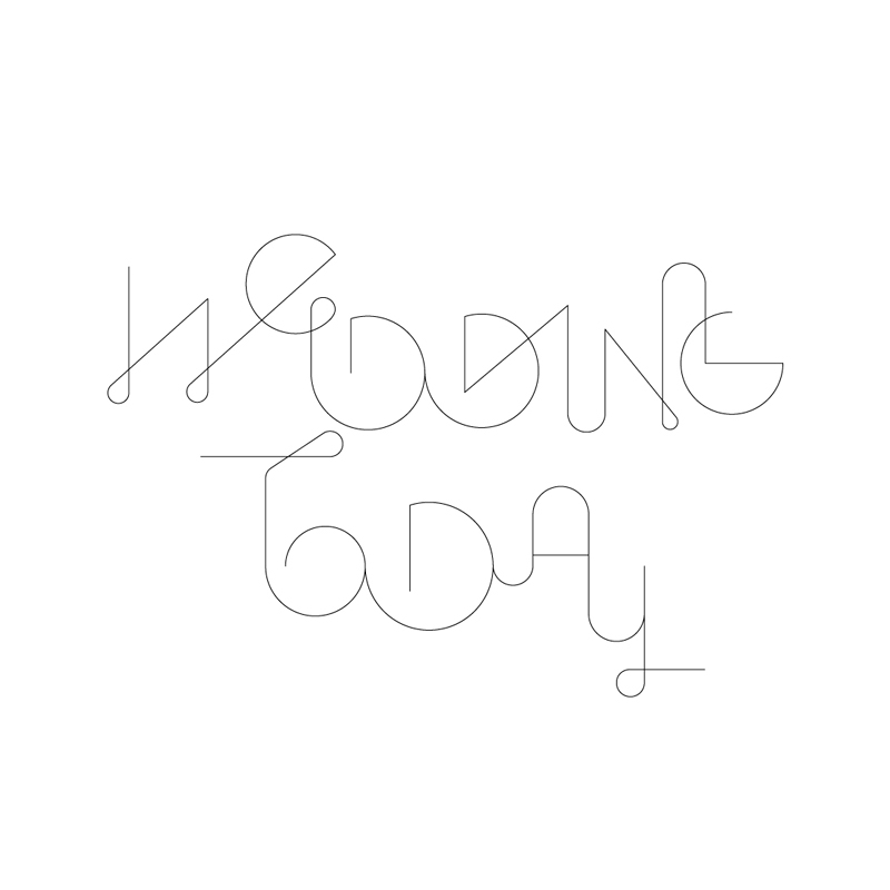 結婚式の文字デザイン