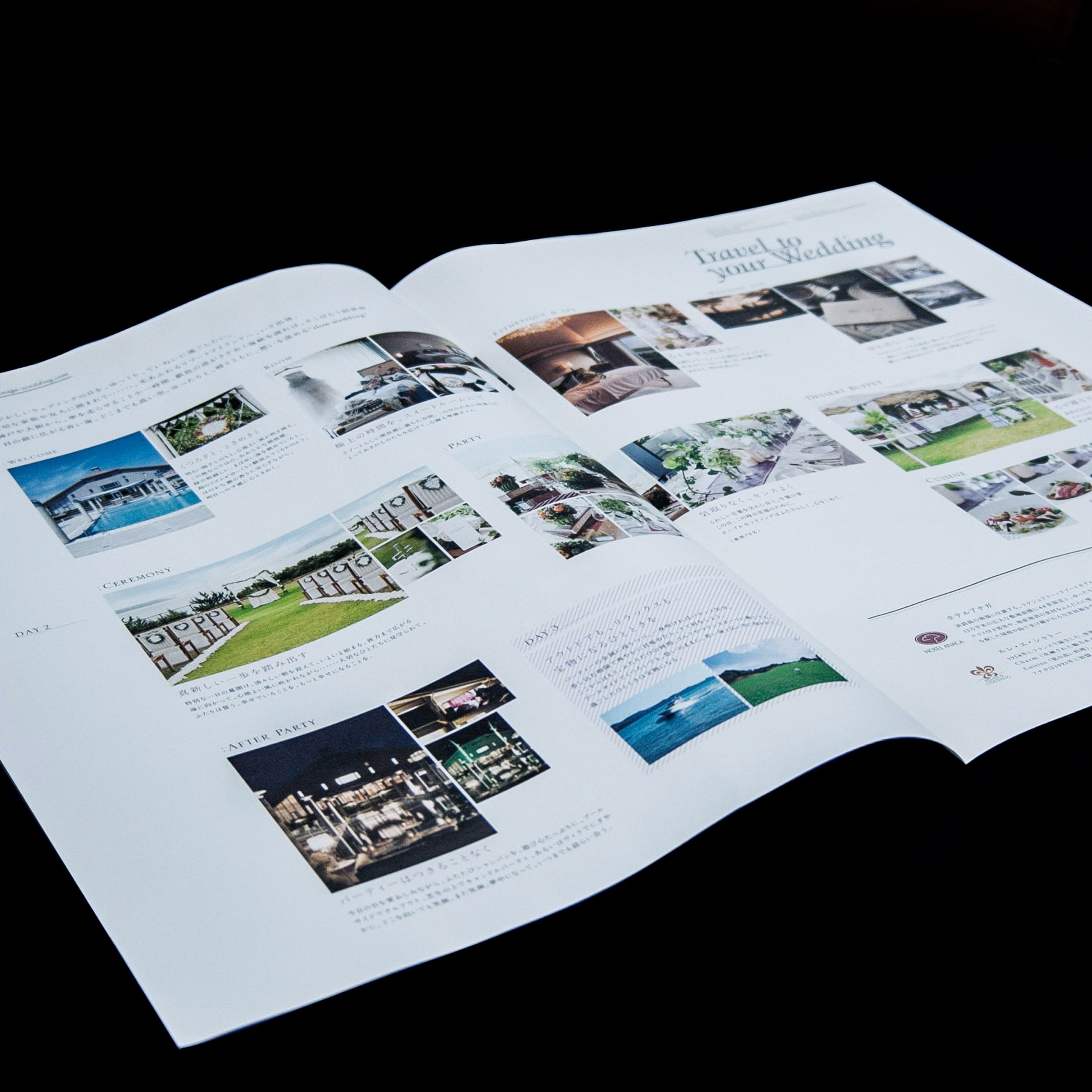 ブライダルのグラフィックデザイン