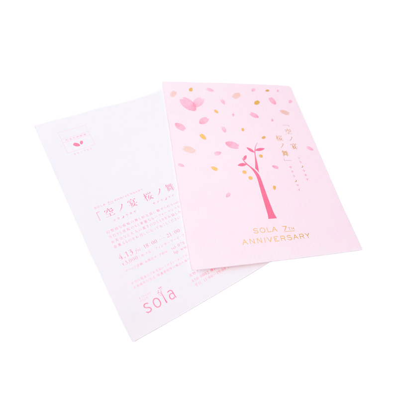 ブライダル施設のグラフィックデザイン