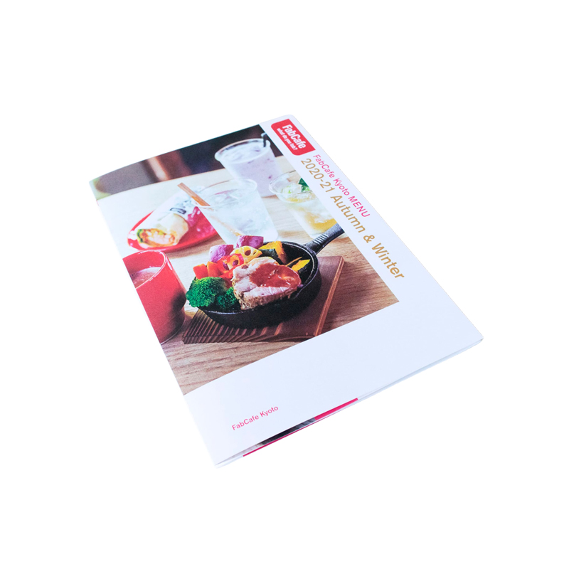 カフェのメニューデザイン