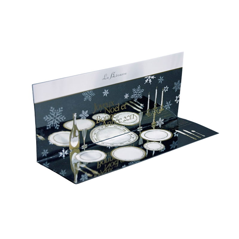 フレンチ料理店のグラフィックデザイン