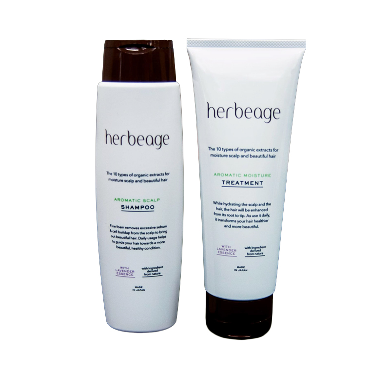 シャンプーのパッケージデザイン