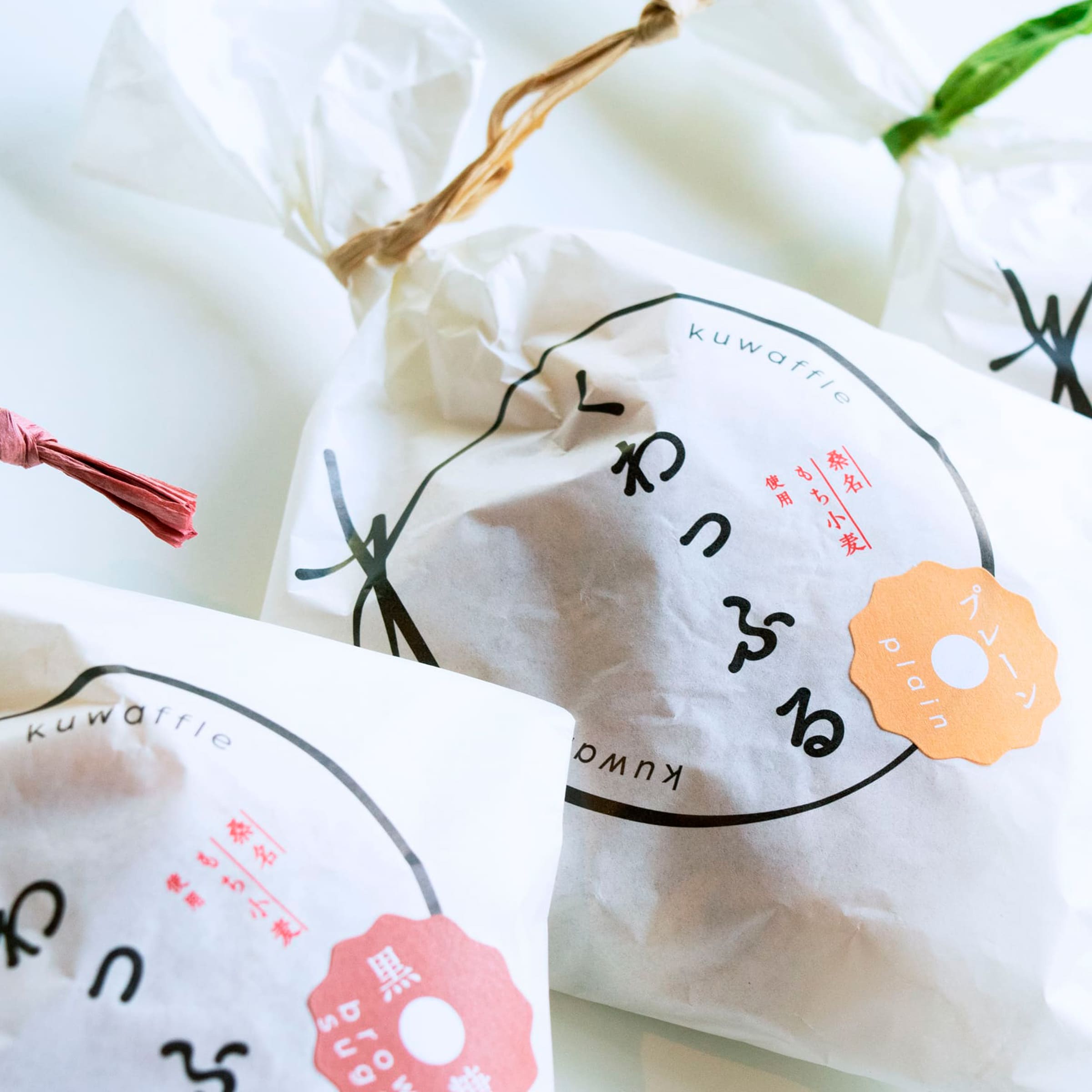 ワッフルのパッケージデザイン